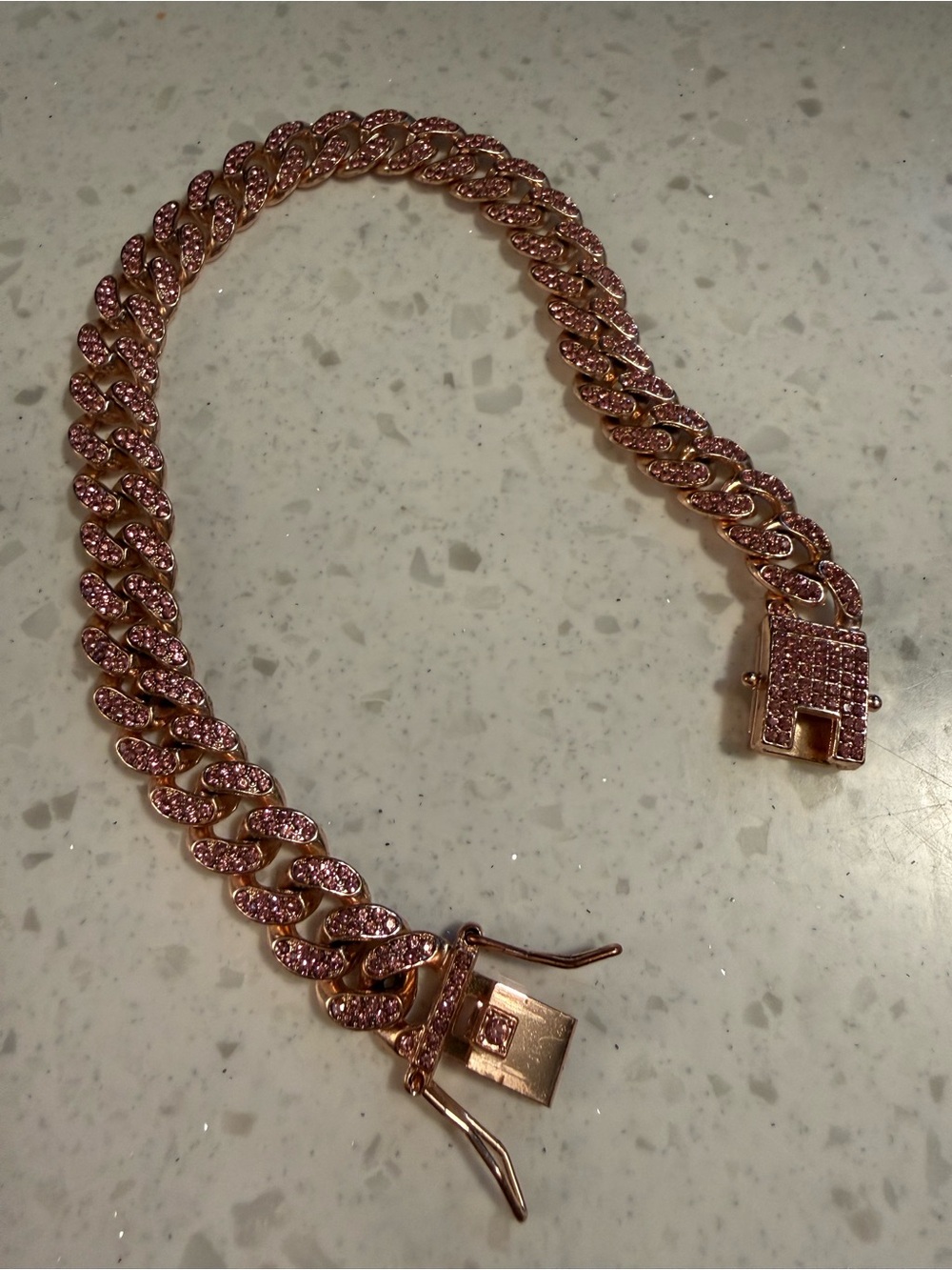 Rose Gold dog Necklace